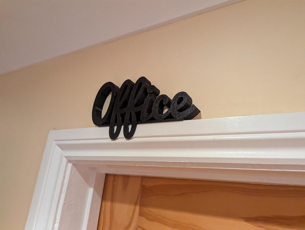 Office Door Sign, Home Office Door Sign, Office Door Topper, Room Door Sign, Custom Door Sign, The Office Sign, Office Art, Office Wall Sign
