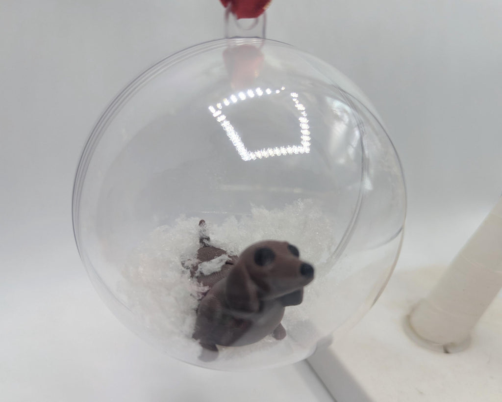 Dachshund Personalised Bauble, Personalised Christmas Bauble, Dachshund Decoration, Dog Lover Gift, Dachshund Owner Gift, Dachshund Lover