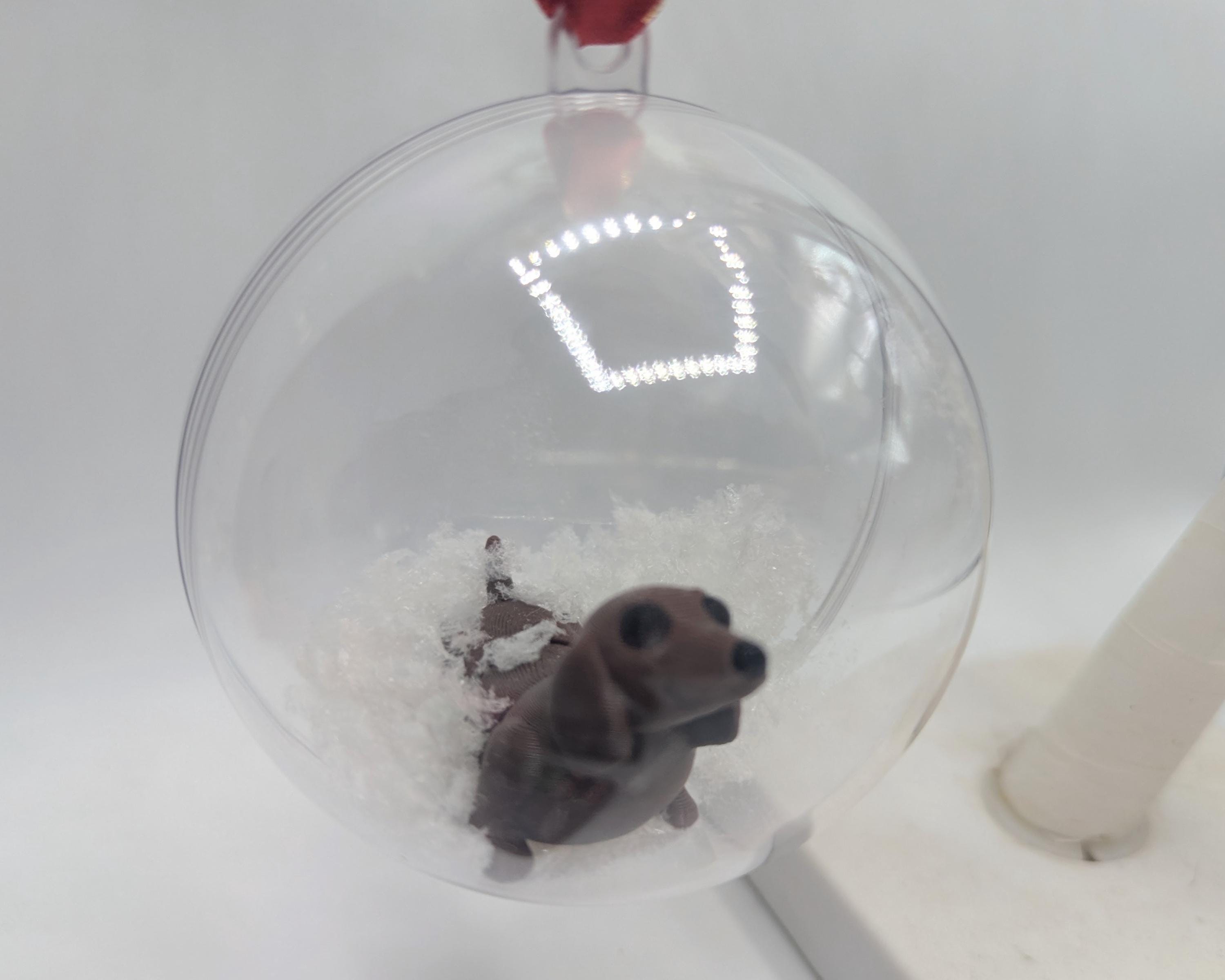 Dachshund Personalised Bauble, Personalised Christmas Bauble, Dachshund Decoration, Dog Lover Gift, Dachshund Owner Gift, Dachshund Lover