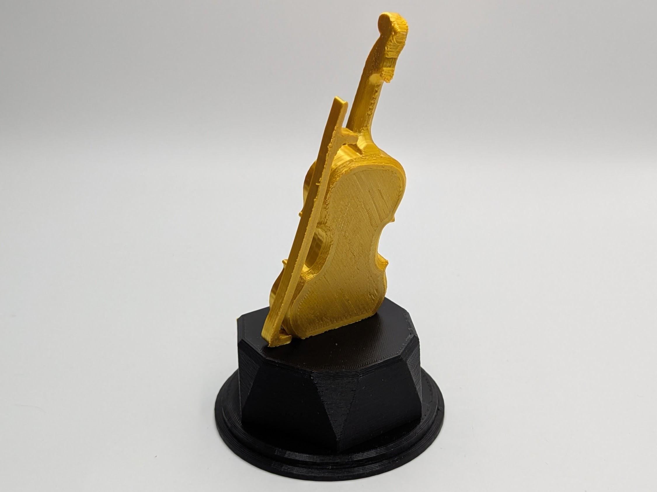 Personalised Violin Trophy, Violin Shaped Trophy, Violinist Award, Music Teacher Award,  Custom Trophy Gift, Violin Player Gift, Violin Gift