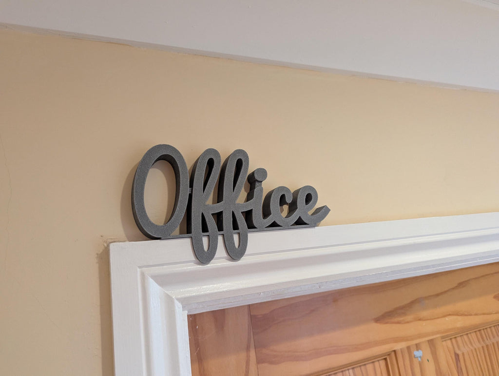 Office Door Sign, Home Office Door Sign, Office Door Topper, Room Door Sign, Custom Door Sign, The Office Sign, Office Art, Office Wall Sign