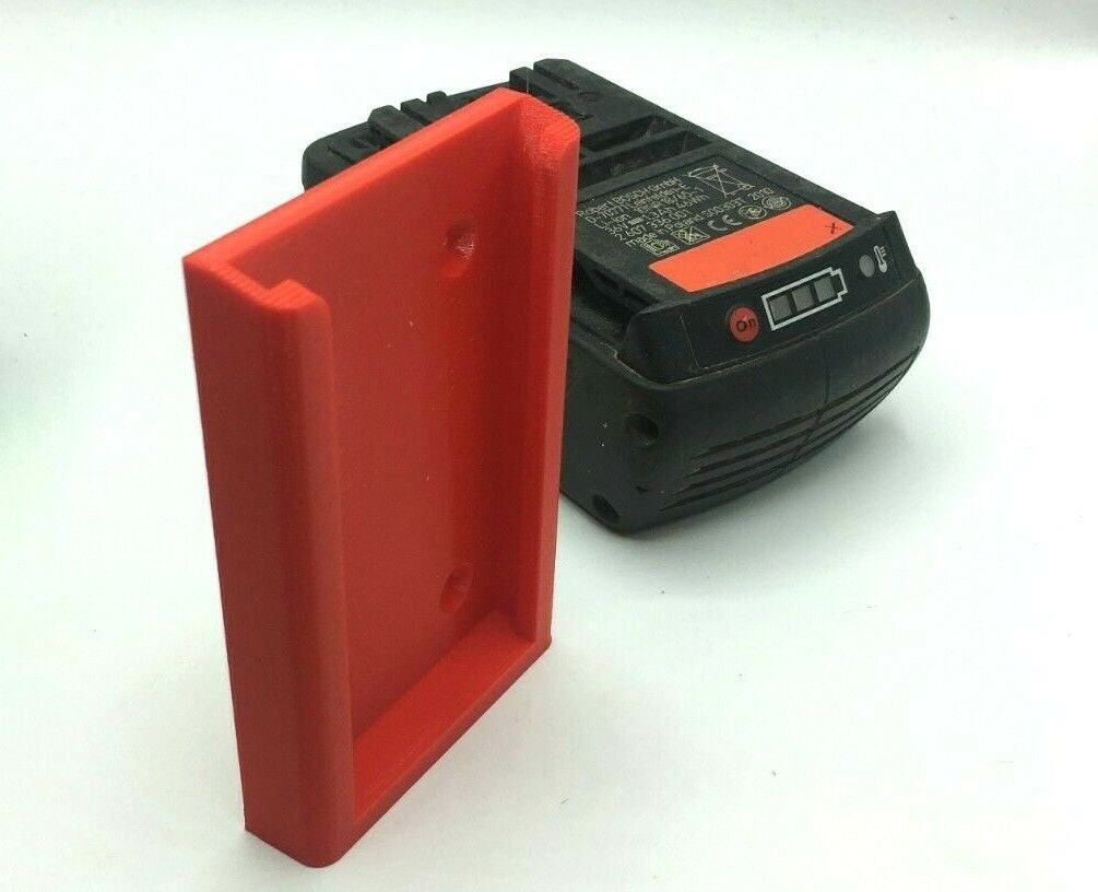 BOSCH 36V BATTERY MOUNT Battery Storage Holder for Shed / Van / Workshop (Qty:1) / Storage Tool Holder Bosch 36V Battery