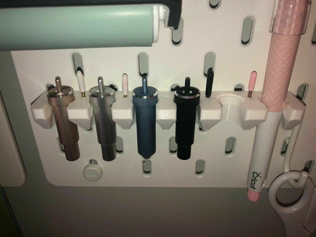 Cricut Explore Tool Holder / Cricut Explore Blades & Replacements Fits Ikea Skadis Pegboard / Tool Holder for Cricut Explore / Skadis Tool