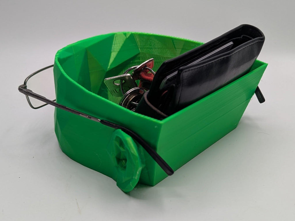 Glasses Holder Bowl, Glasses and Keys Storage, Bedside Storage, Glasses Stand, Keys and Wallet Bowl, Gift for Him, Glasses Wallet Keys Desk