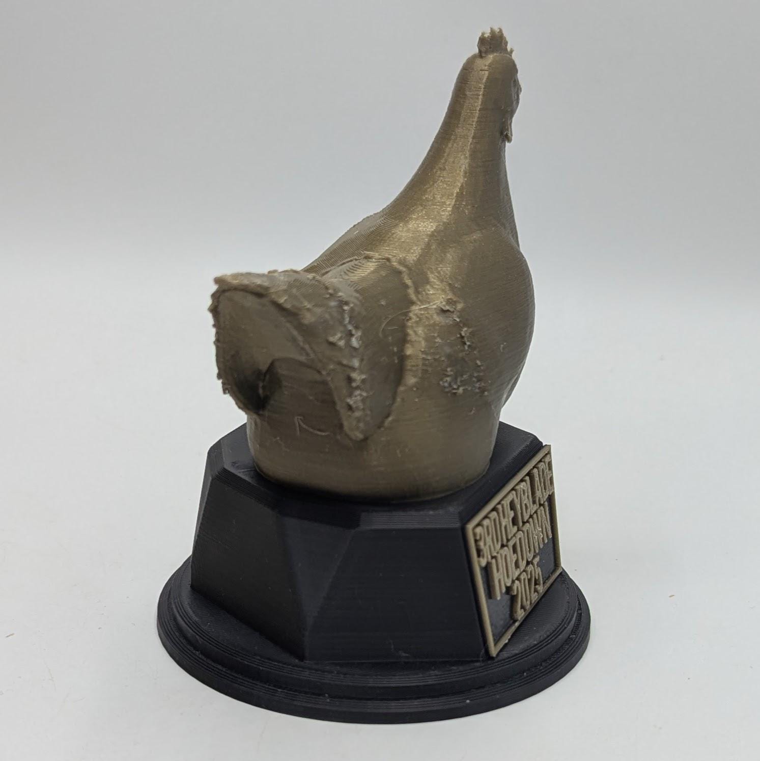 Personalised Chicken Trophy, Farmer Award Trophy, Gift for Chicken Lover, Custom Trophy Gift, Chicken Award Gift, Office Trophy, AnimalLover