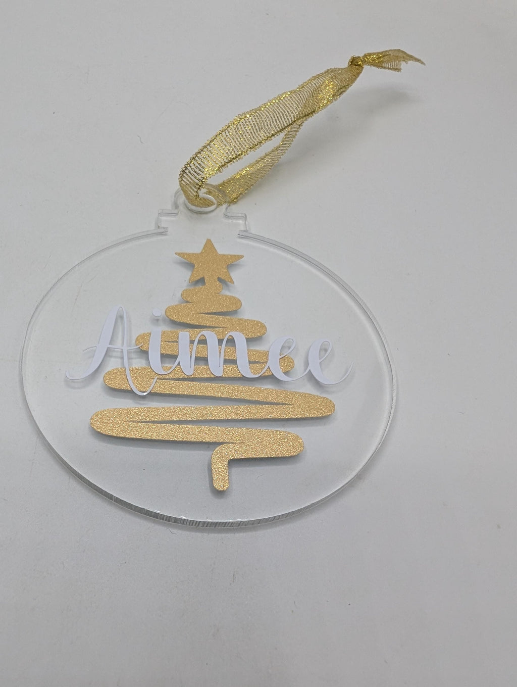 Personalised Christmas Bauble, Christmas Tree Bauble, Tree Personalised Decoration, Custom Bauble, Stocking Filler, Christmas Tree Decor