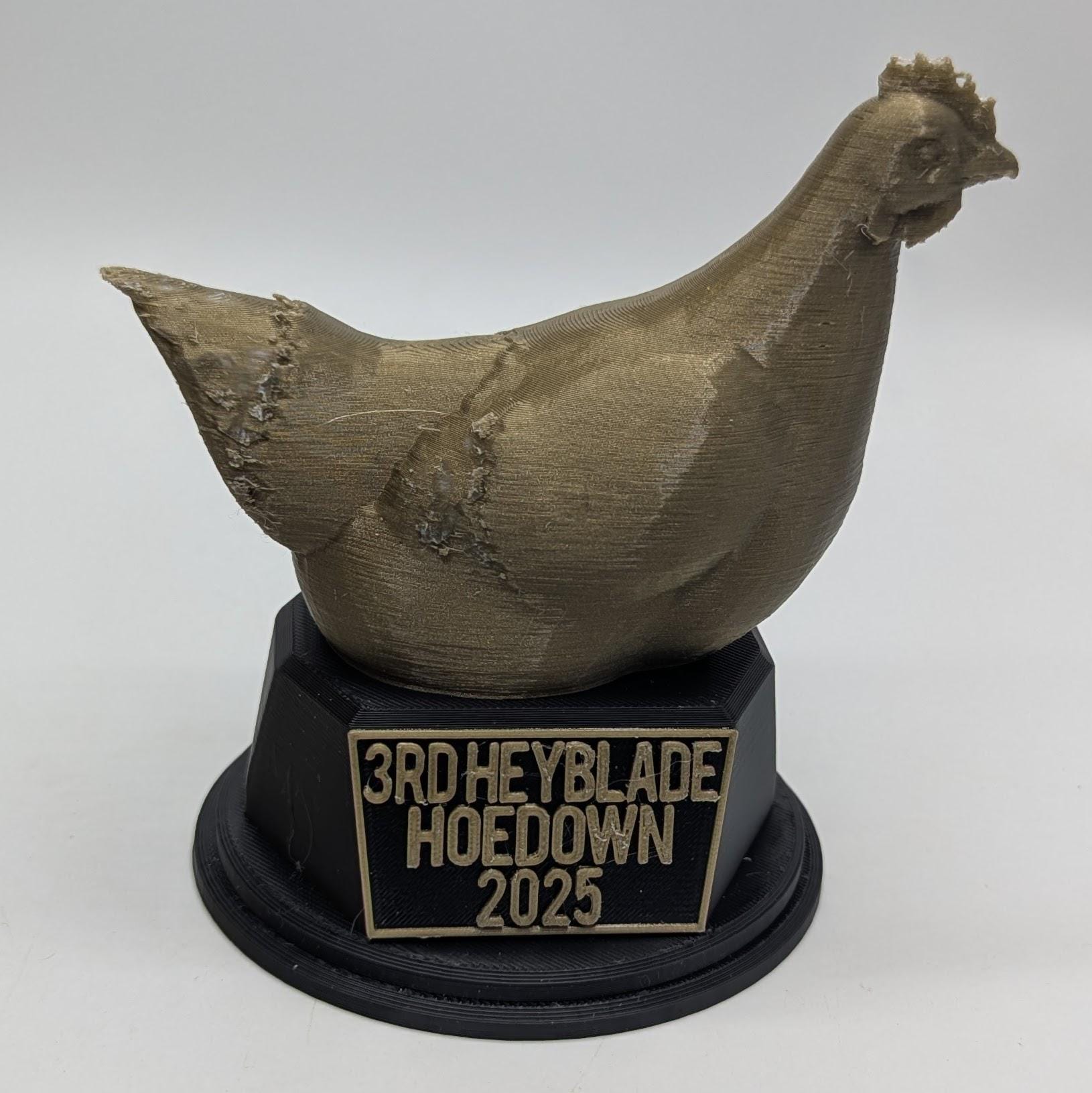 Personalised Chicken Trophy, Farmer Award Trophy, Gift for Chicken Lover, Custom Trophy Gift, Chicken Award Gift, Office Trophy, AnimalLover