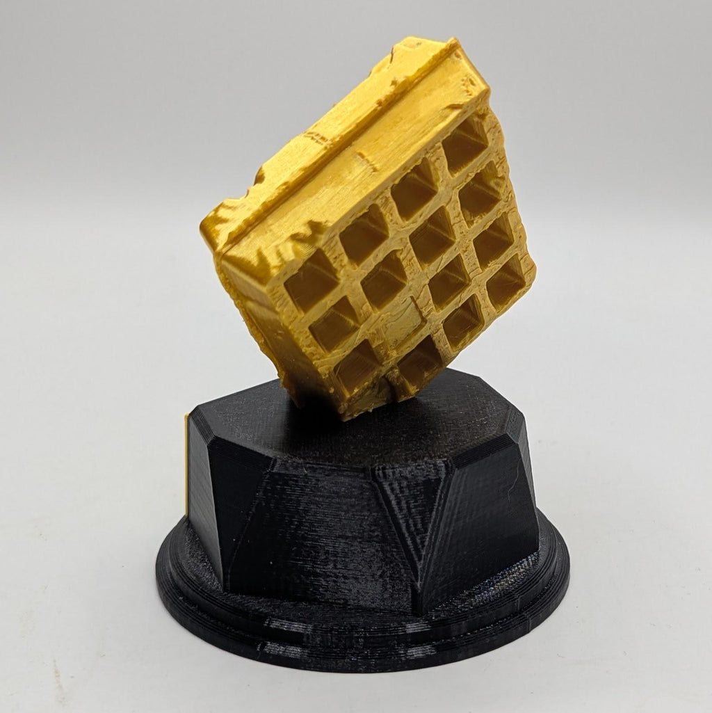 Personalised Waffle Trophy, Waffle Award Gift, Custom Trophy Gift, Funny Waffle Award Gift, Office Trophy, Waffle Lover, Biggest Waffler