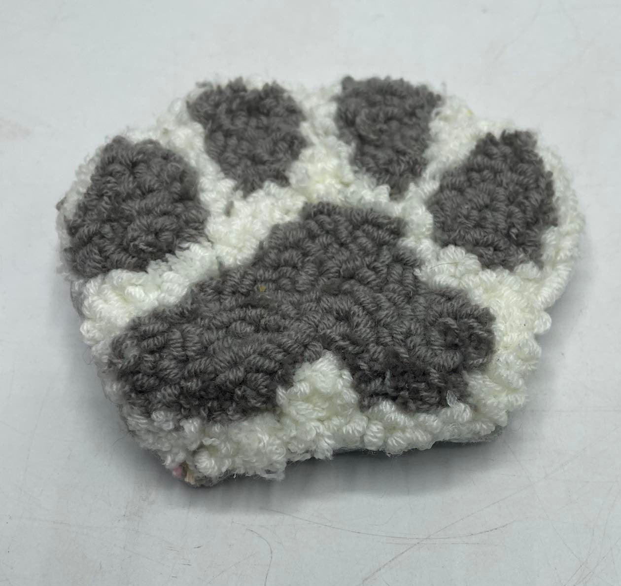Dog Paw Print Coaster / Mug Rug / Mother's Day Gift / Handmade Mug Rug Coaster / Paw Print Coaster / Drink Coaster / Drink Coaster / Dog