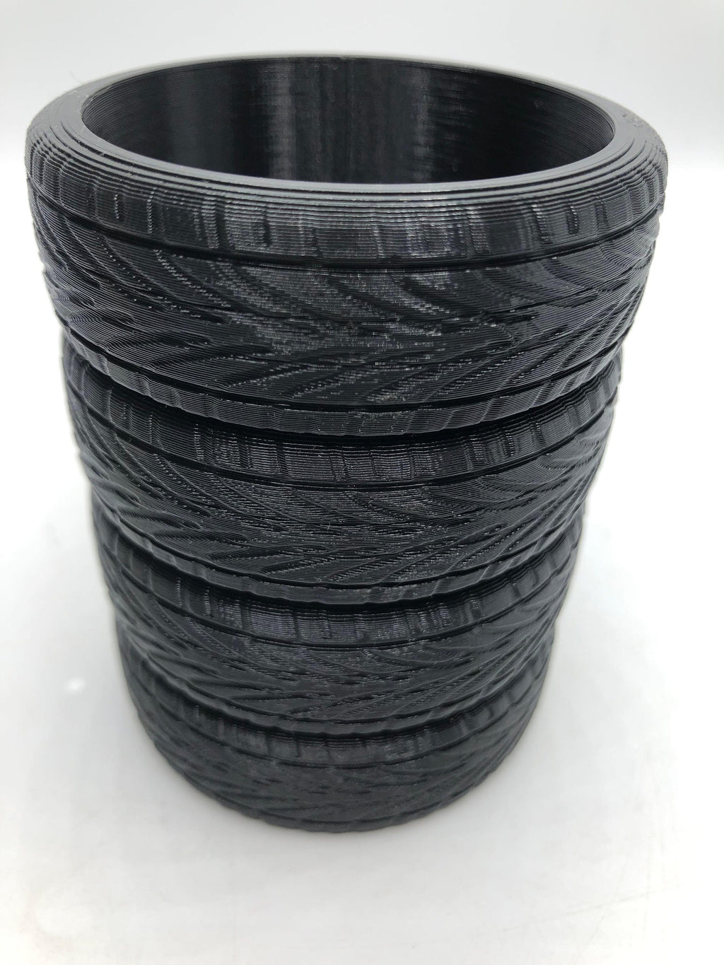 Stacked Tyres Pen Pot / Tyre Pen Holder / Mechanic Gift / Desk Tidy / Wheels Pot / Desk Organsier / Tyre Desk Tidy / Gift for Mechanics