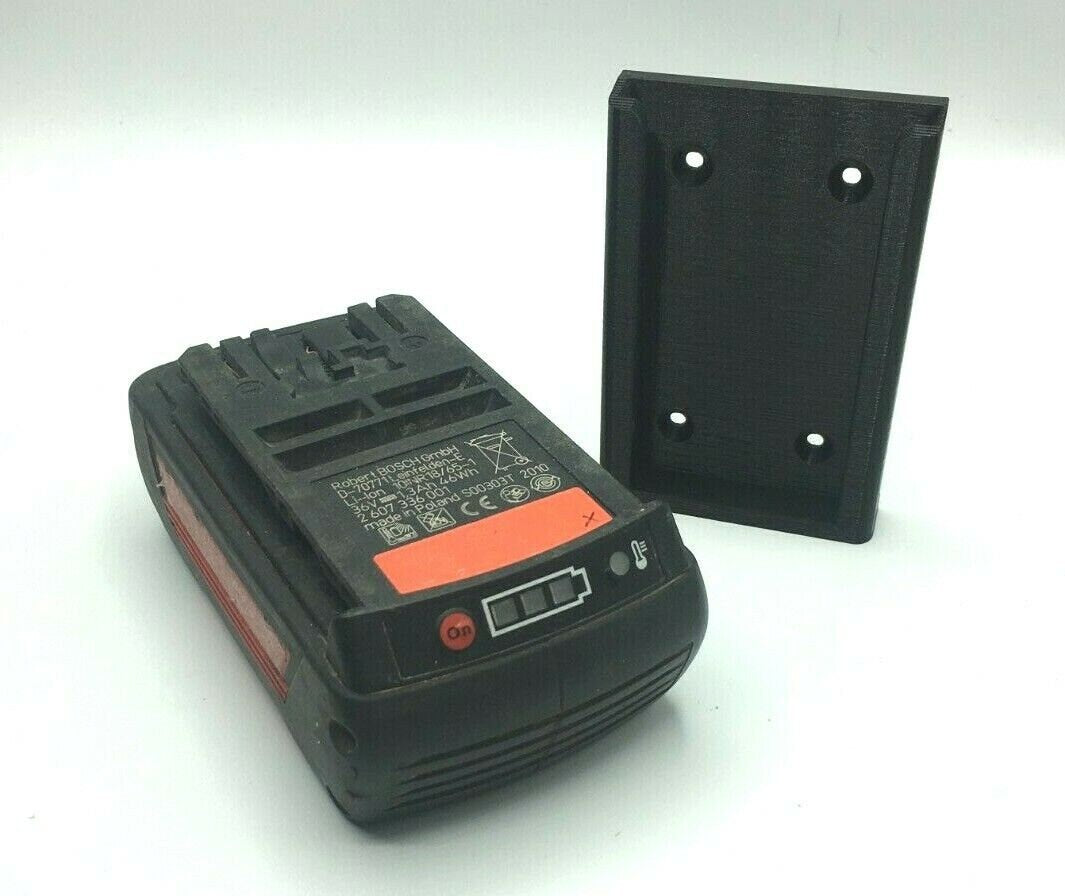 BOSCH 36V BATTERY MOUNT Battery Storage Holder for Shed / Van / Workshop (Qty:1) / Storage Tool Holder Bosch 36V Battery