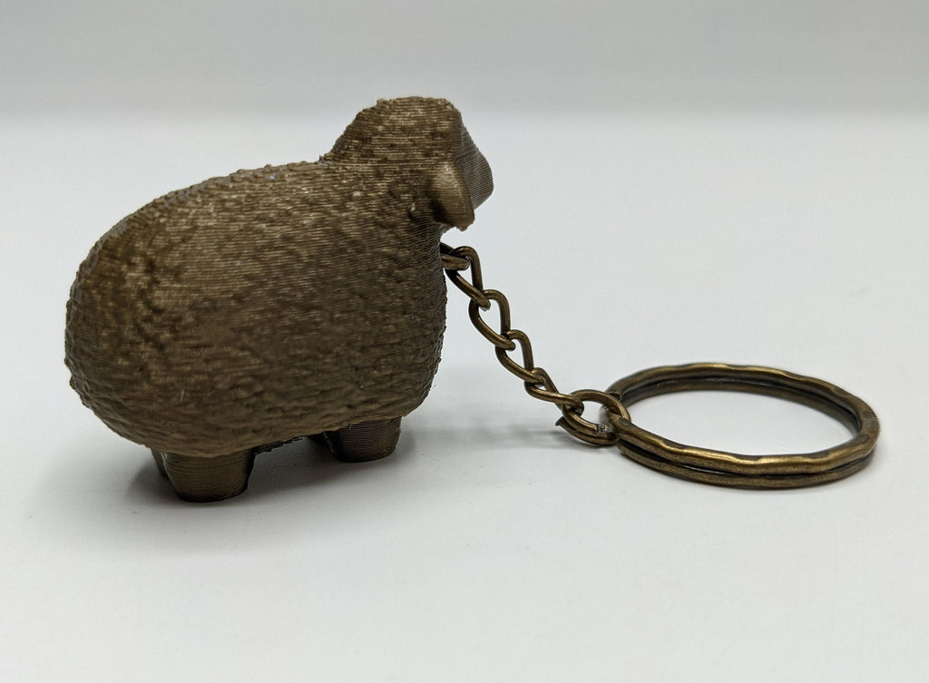 Sheep Keyring, Sheep Lover Gift, Sheep Keychain, Sheep Bag Tag Charm Gift, Ram Keyring, Ram Bag Tag, Gift for Farmer, Farmer Keepsake, Sheep