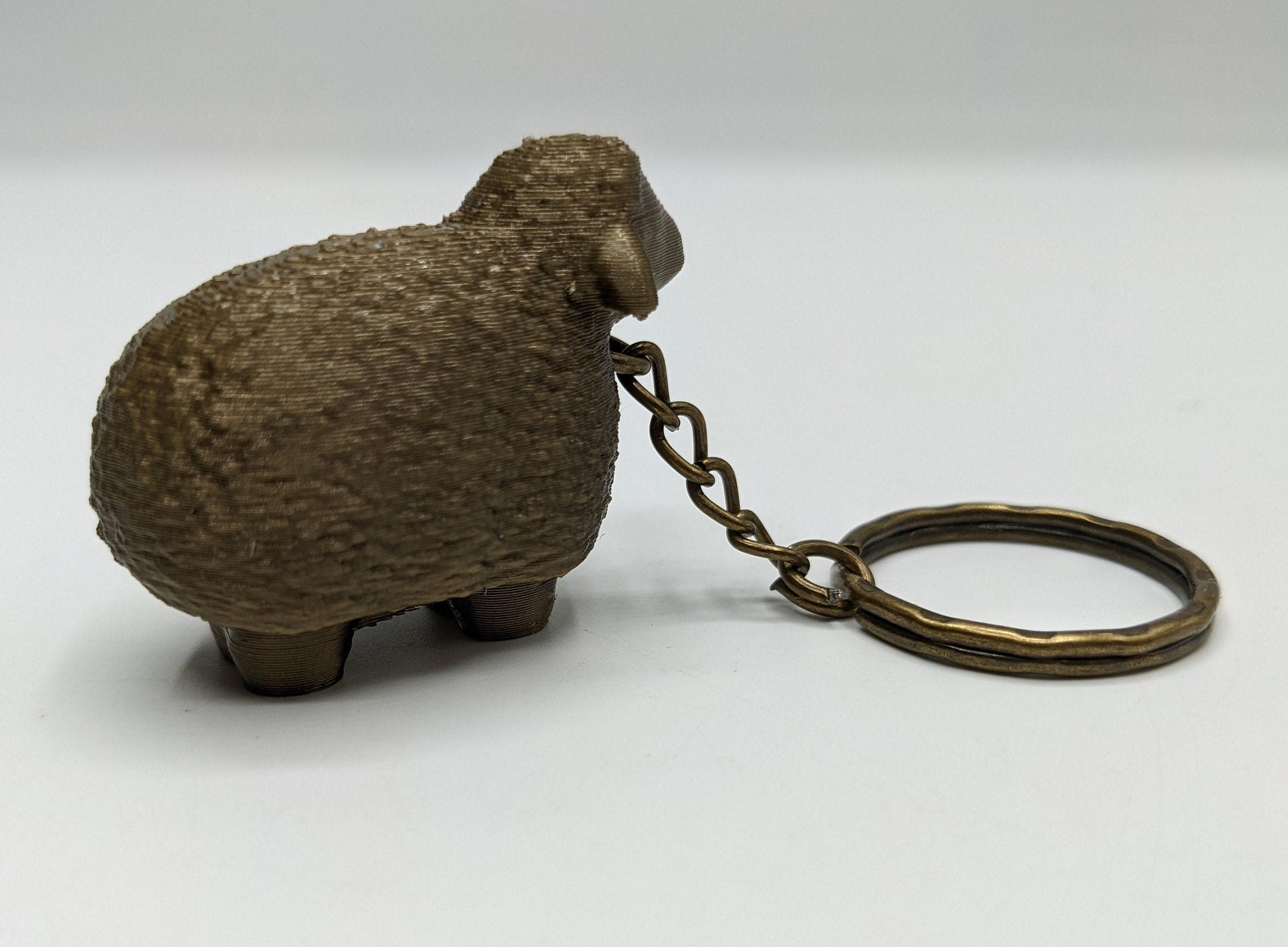 Sheep Keyring, Sheep Lover Gift, Sheep Keychain, Sheep Bag Tag Charm Gift, Ram Keyring, Ram Bag Tag, Gift for Farmer, Farmer Keepsake, Sheep