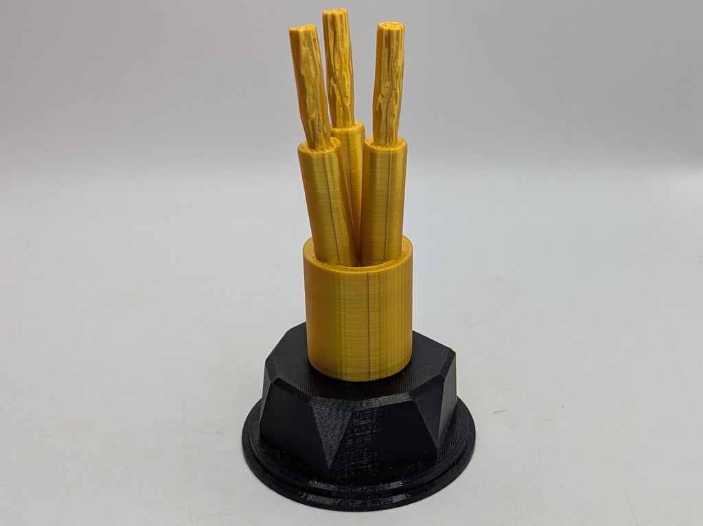 Personalised Electrician Trophy, Best Sparky Award, Best Electrician Award, Personalised Cable Trophy, New Electrician Award Gift for Sparky