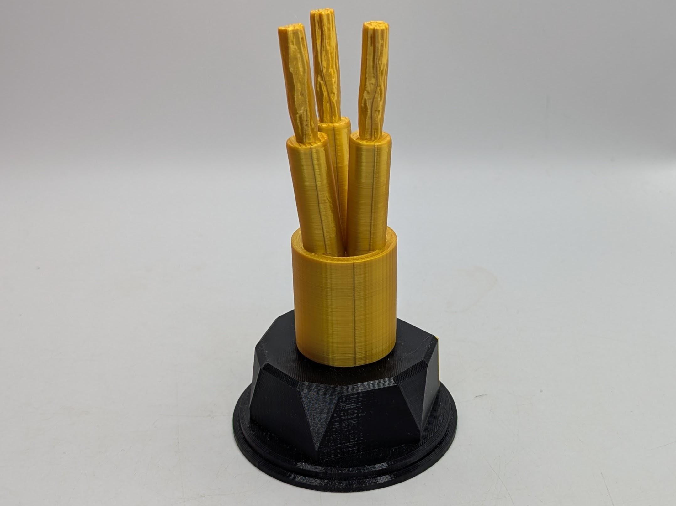 Personalised Electrician Trophy, Best Sparky Award, Best Electrician Award, Personalised Cable Trophy, New Electrician Award Gift for Sparky