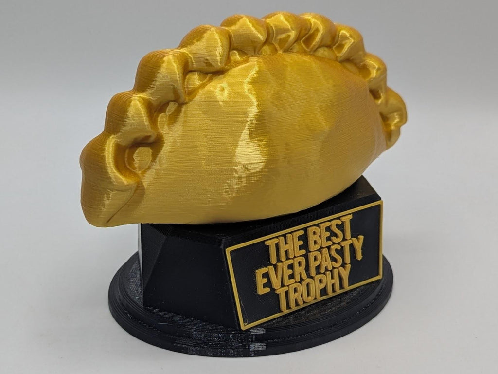 Cornish Pasty Trophy, Cornish Pasty Award, Custom Trophy Gift, Pasty Lover Gift, Office Trophy Gift, Cornish Pasty Lover Best Employee Award