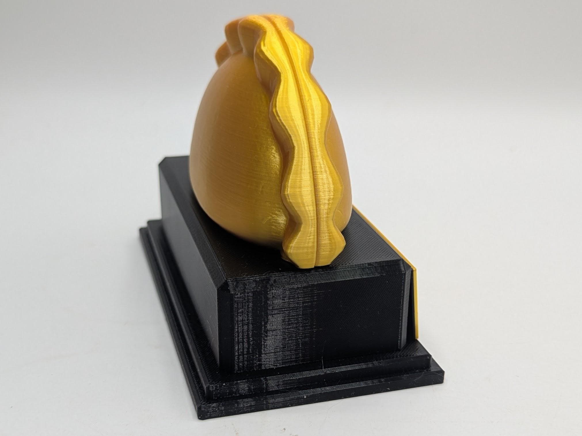 Personalised Pierogi Trophy, Polish Dumpling Shape Gift, Dumpling Award Gift, Pierogi Lover Gift, Custom Trophy Award, Pierogi Keepsake Gift