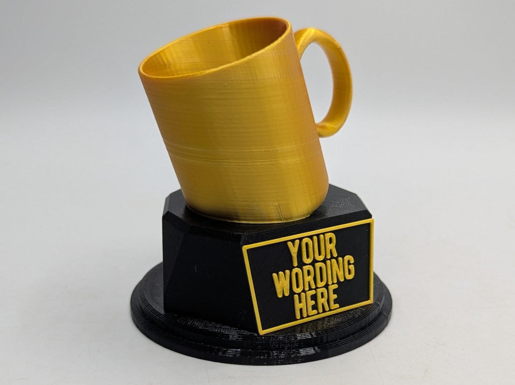 Personalised Mug Trophy, Tea Award Trophy, Coffee Award Trophy, Biggest Tea Drinker Trophy, Biggest Coffee Drinker Trophy, You Mug Trophy