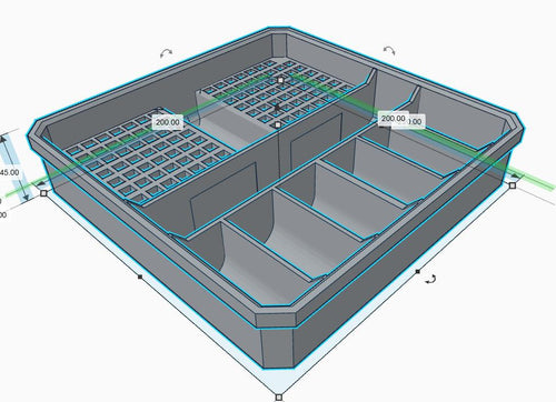 126 Hex Bit Holder and Extension Bit Organiser Insert for Milwaukee Packout Slim Low Profile Containers, Milwaukee Packout Storage Solution