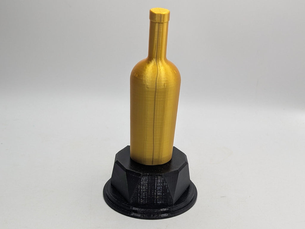 Personalised Wine Bottle Trophy, Best Wine Trophy, Wine Lover Trophy, Novelty Office Trophy, Biggest Drinker Award, Custom Trophy Wine Award