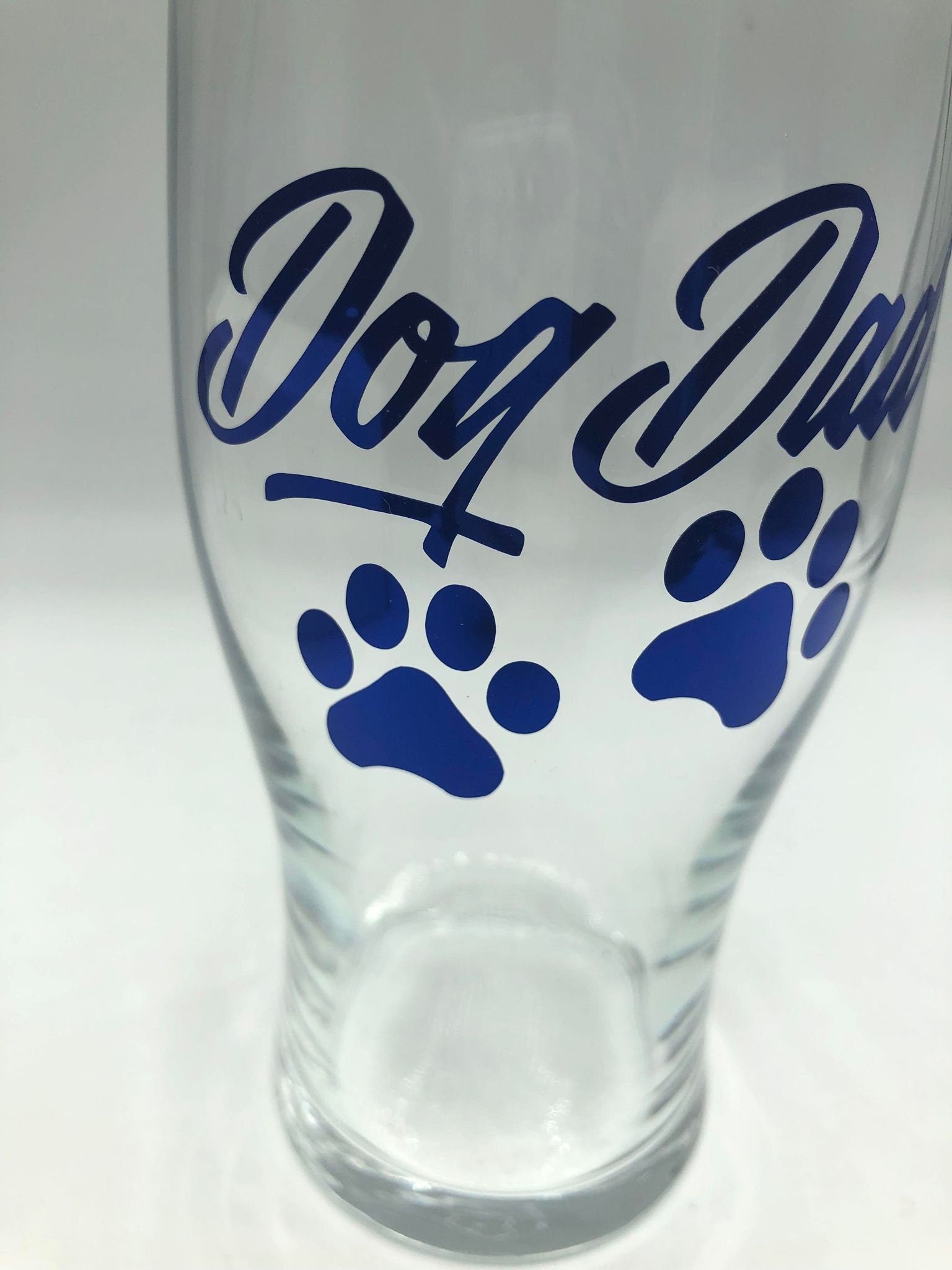Dog Dad Pint Glass, Father's Day Gift, Present for Dad, Gift for Dog Lover, Dog Owner Gift, Pet Lover Gift, Dog Walker Present, Dog Groomer