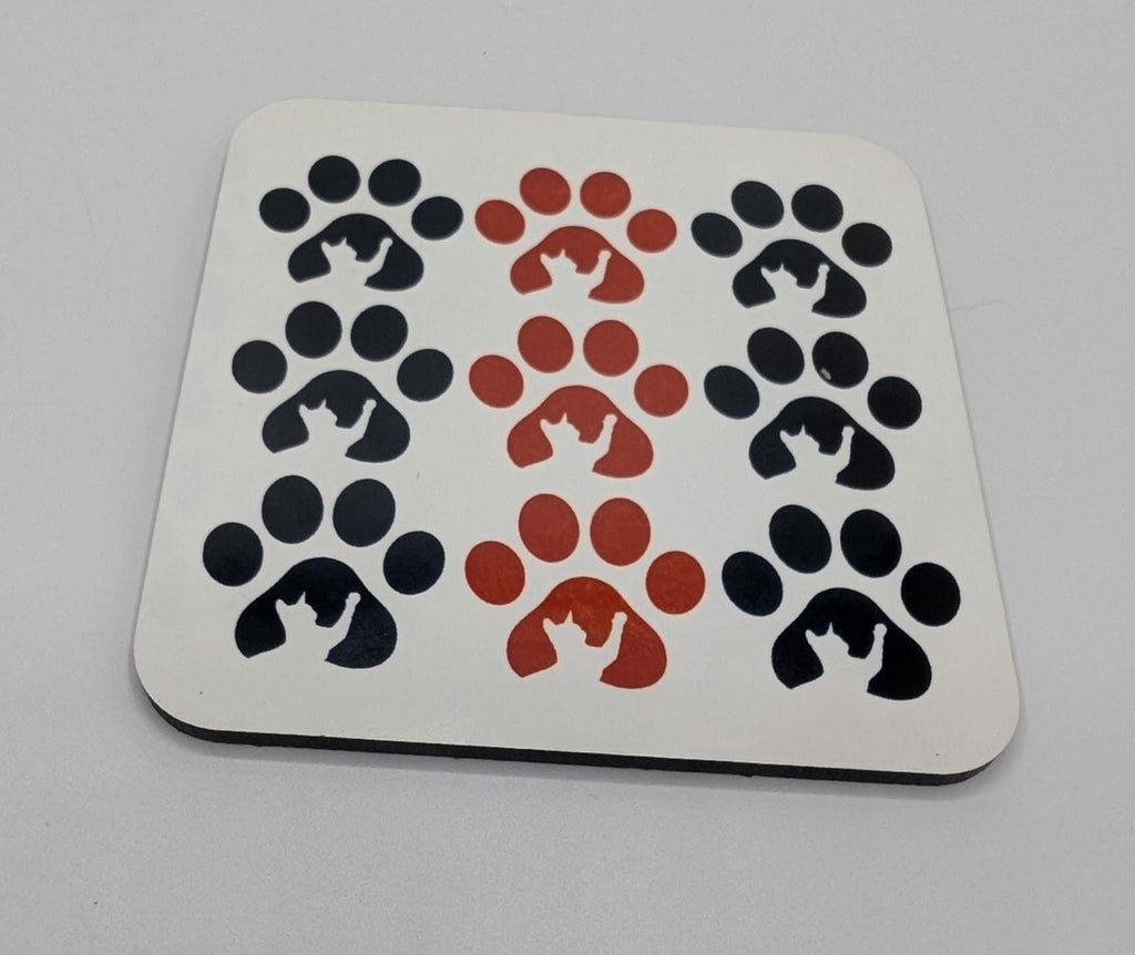 Cat Paw Print Coaster, Cat Lover Gift, Cat Mum Gift, Cat Dad Gift, Animal Coaster, Kitten Owner Gift, Gift for Cat Owner, Cat Paw Shape