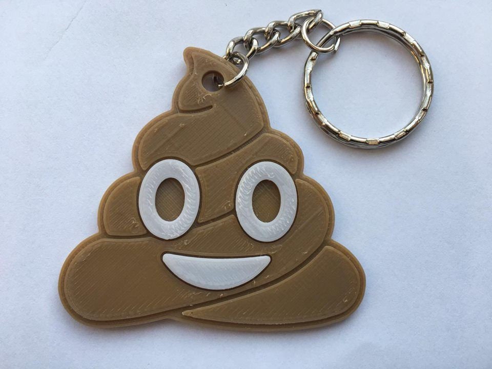 Funny Face Keryings / Funny Face Bag Tags / Poo Face Keyring / Devil Face Keyring / Under 5 Pounds / Heart Face Keyring / Bag Tags / Keyring