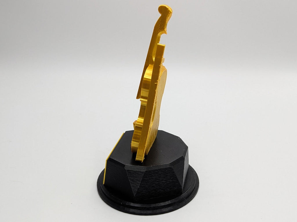 Personalised Violin Trophy, Violin Shaped Trophy, Violinist Award, Music Teacher Award,  Custom Trophy Gift, Violin Player Gift, Violin Gift