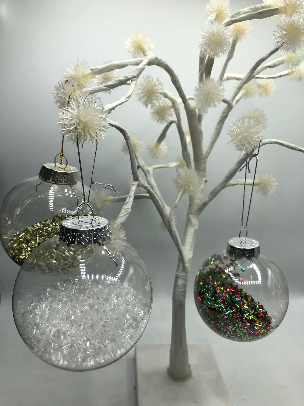 Personalised Glitter Bauble, Name & Date Bauble, Personalised Bauble, Tree Personalised Decor, Personalised Christmas Gift, First Christmas