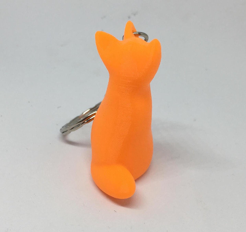 Fox Shape Keyring, Red Fox Keychain, Fox Lover Gift, Animal Lover Gift, Cute Fox Keyring, Fox Bag Tag, Fox Keychain, Fox Bag Tag Gift, Foxy