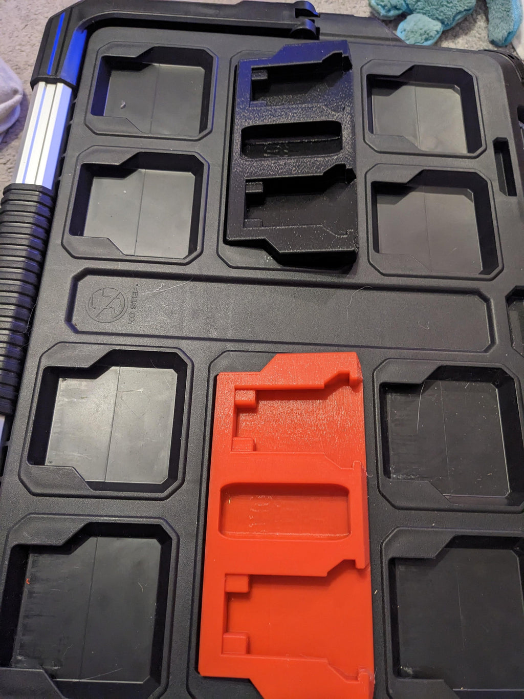 M18 Battery Top Case Mounts for Milwaukee Packout System / M18 Top Case Mounts / M18 Packout System Accessories / M18 Milwaukee Packout