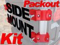 Universal Milwaukee Packout Side / Rear Mounting Corner Rail Set + Hardware Kit / Milwaukee Packout Side / Milwaukee Storage Packout Side