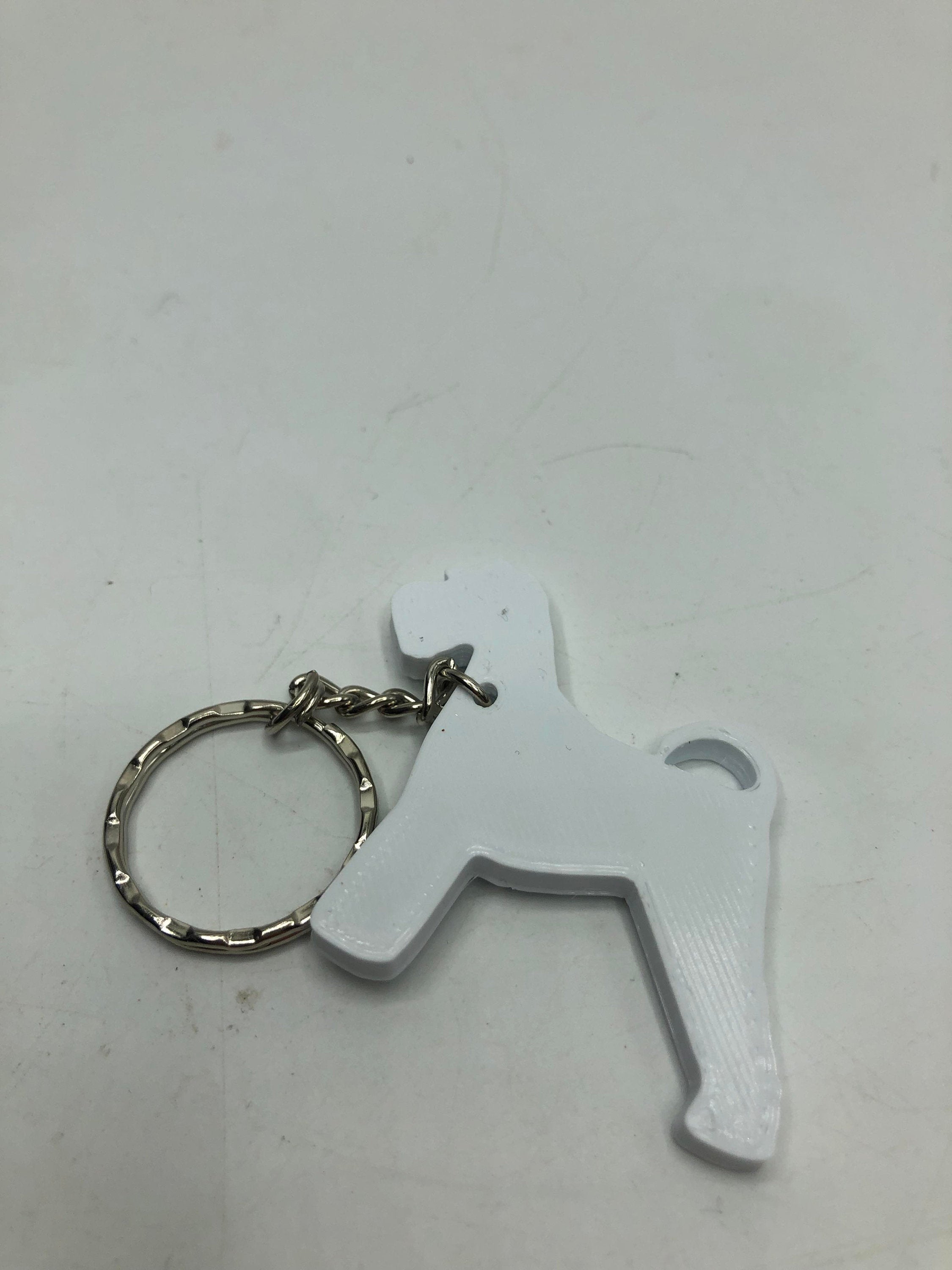 Schnauzer Dog Keyring / Schnauzer Gift Keyring / Schnauzer Bag Tag Gift / Schnauzer Dog Shaped Keyring / Schnauzer Lover Gift / Puppy Gift