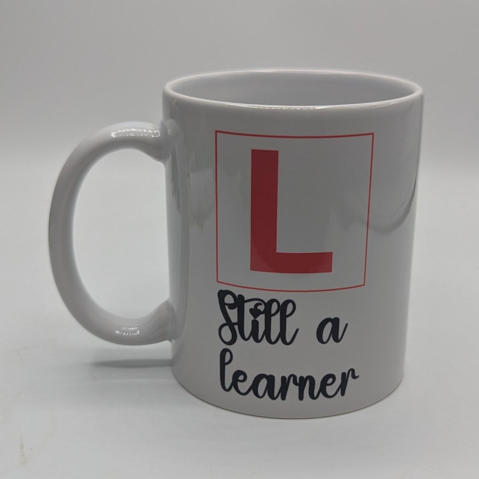 Learner Driver Mug, Funny Gift for Learner, Learner Driver Gift, 17th Birthday Gift, Personalised Learner Mug, Learning to Drive, Learner