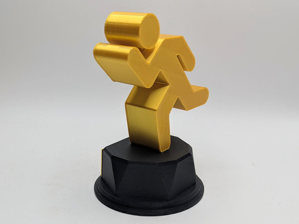 Personalised Running Trophy, Runner Trophy, Weekly Running Gift, Running Award, Custom Running Award, Running Shaped Gift, Group Runner Gift