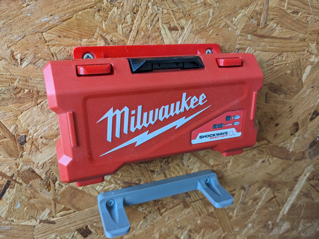 Wall Mount for Milwaukee Shockwave Bit Set Boxes / SHOCKWAVE Box Wall Mount / Milwaukee Shockwave Bit Set Boxes Mount / Wall Mount Milwaukee