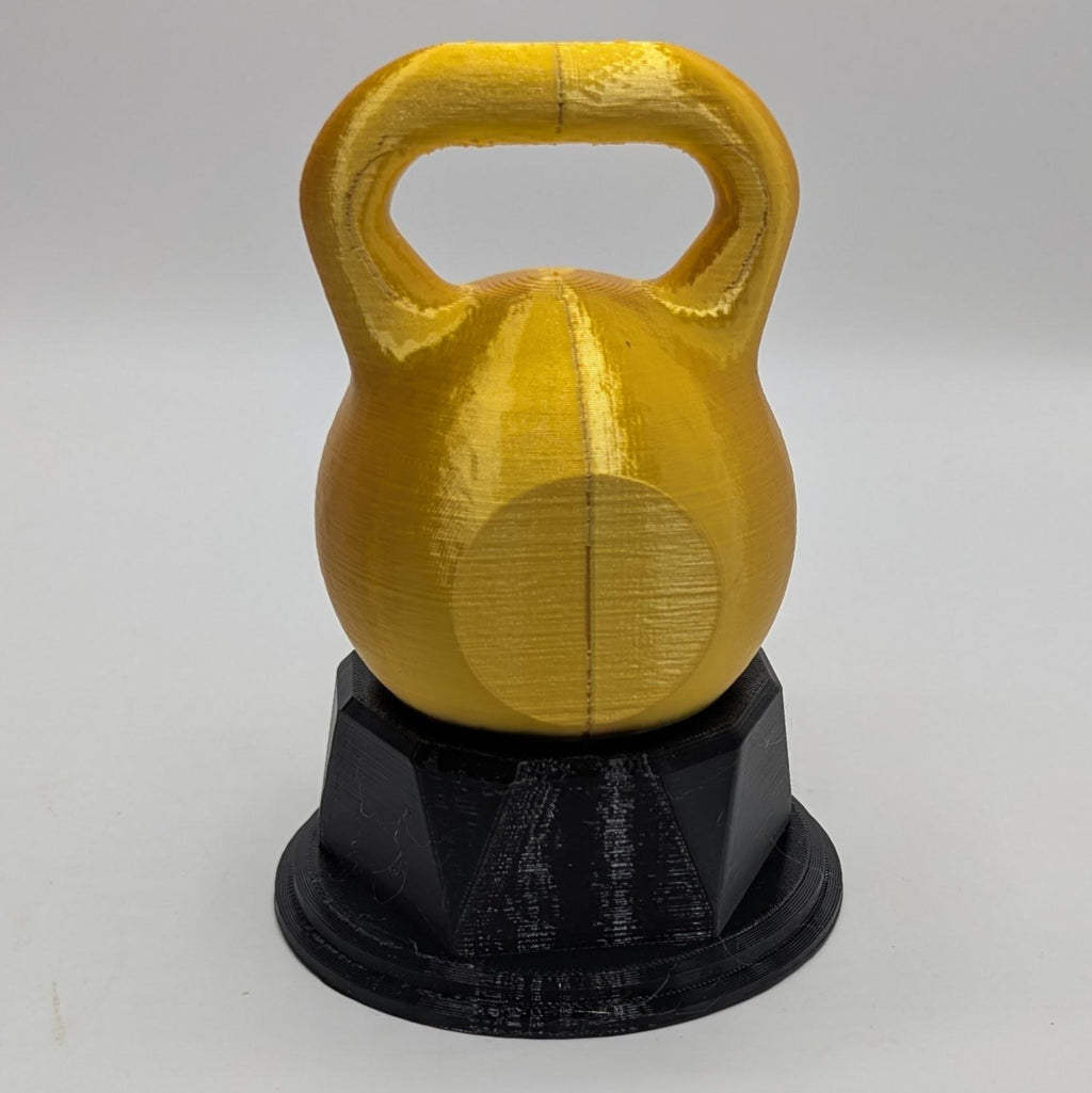 Personalised Kettle Bell Trophy, Exercise Fun Trophy, Gift for Personal Trainer, Custom Trophy Gift, Weight Bell Trophy, Bodybuilding Trophy