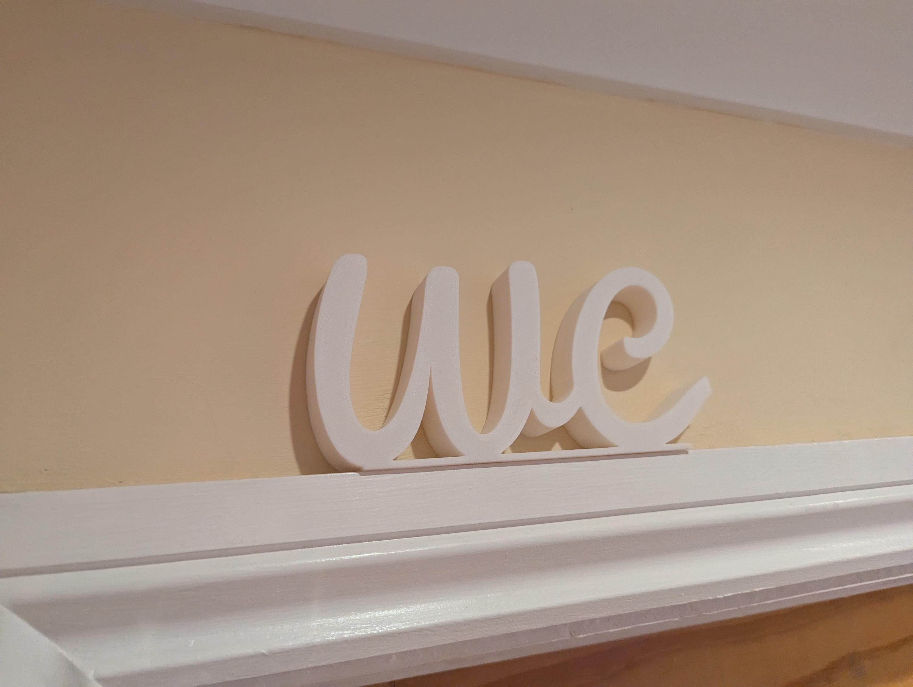 WC Toilet Door Sign, The Loo Sign, Fun Door Sign, Door Topper, Custom Door Sign, Toilet Sign, Above Door Sign, Quirky Door Sign, Home Decor