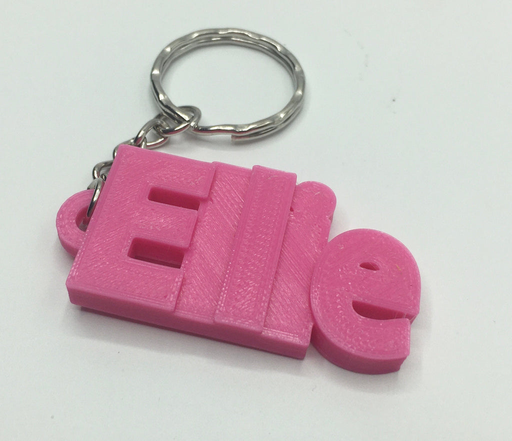 Girls Personalised Keyring, School Bag Tag, Back to School Gift, Party Bag Filler, Small Personalised Item, Personalised Gift, Under 5