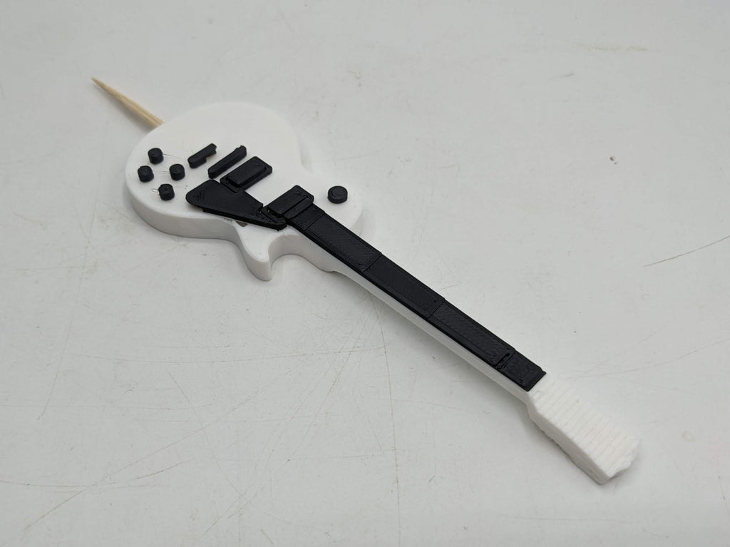 Electric Guitar Les Paul Cake Topper / Guitarist Cake Topper / Electric Guitar Cake Topper / Gift for Guitarist Birthday /Music Teacher Cake