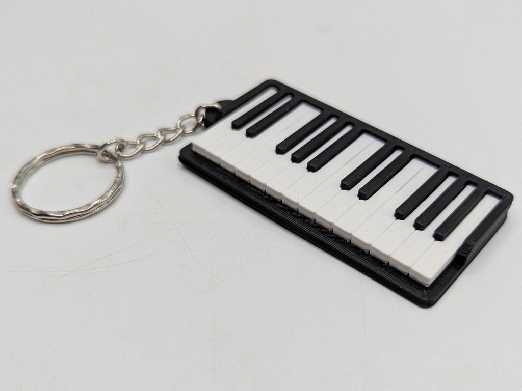 Piano Keyring, Keyboard Keyring, Piano Shape Gift, Piano Player Gift, Music Teacher Gift, Musician Keyring, Pianist Gift, Piano Lover Gift