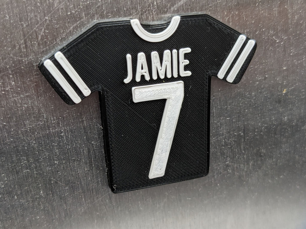 Personalised Football Shirt Magnet / Soccer Magnet / Football Party Bag Fillers / Football Team Magnets / Football Gift / Football Favour