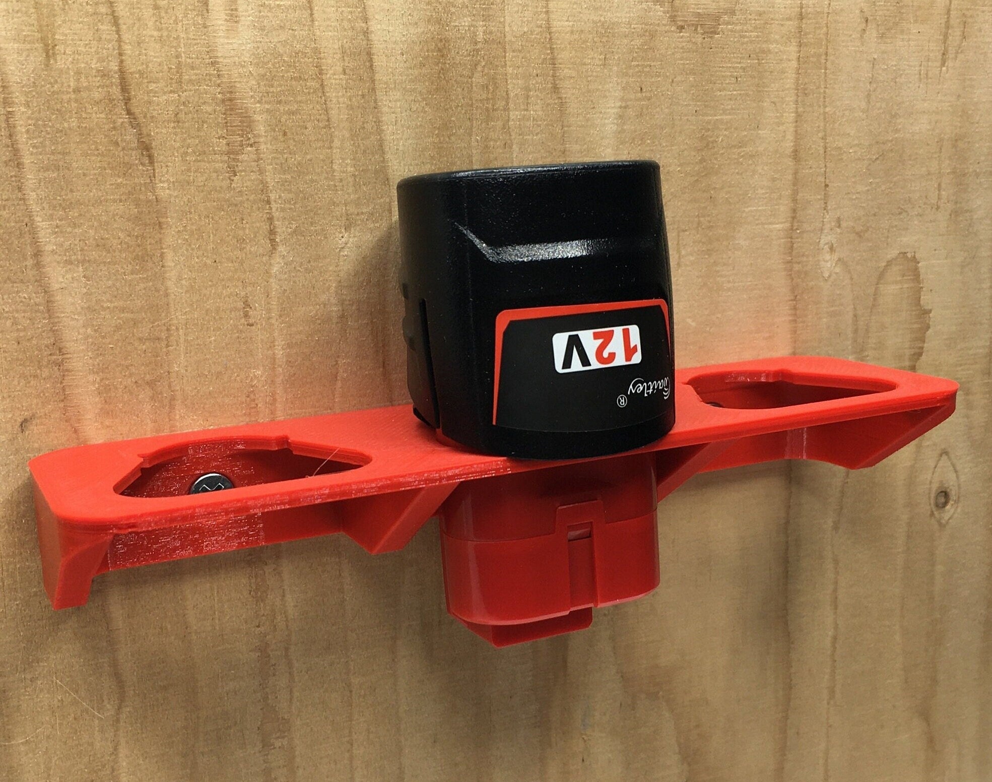 2, 3 or 4 Way Milwaukee M12 12V Battery Mount - Fits 3AH 4AH & 6AH Batteries / Milwaukee Battery Mount M12 / Milwaukee Mount for Batteries