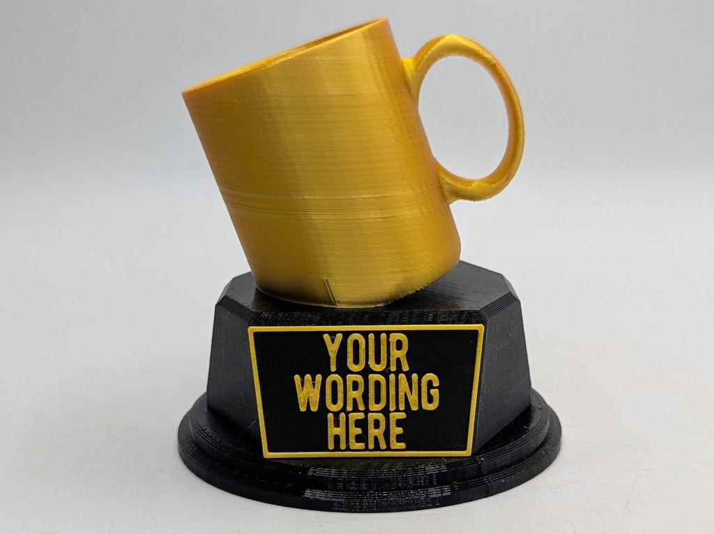 Personalised Mug Trophy, Tea Award Trophy, Coffee Award Trophy, Biggest Tea Drinker Trophy, Biggest Coffee Drinker Trophy, You Mug Trophy