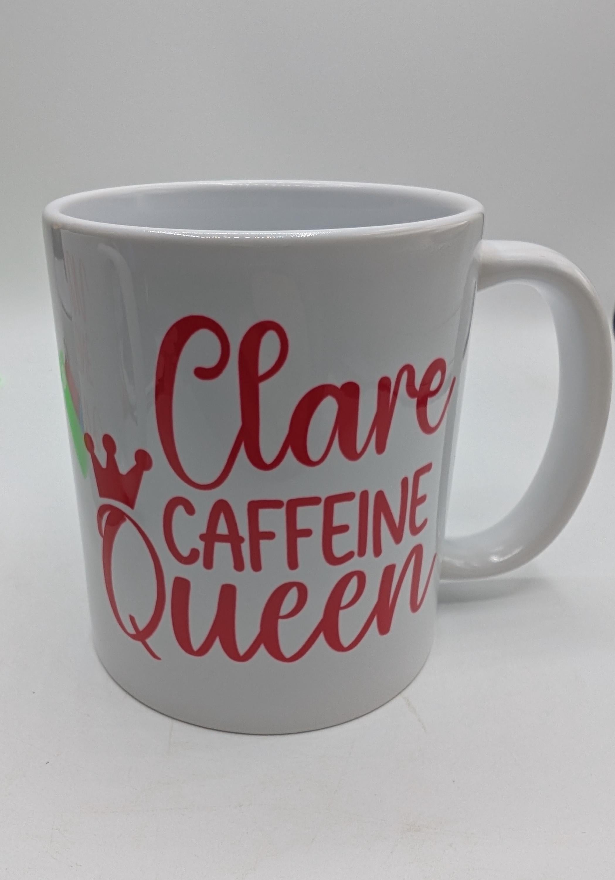 Personalised Caffeine Queen Mug / Gift for friend / Gift for coffee lover / Gift for Work Colleague / Caffeine Queen Coaster / Coffee Lover