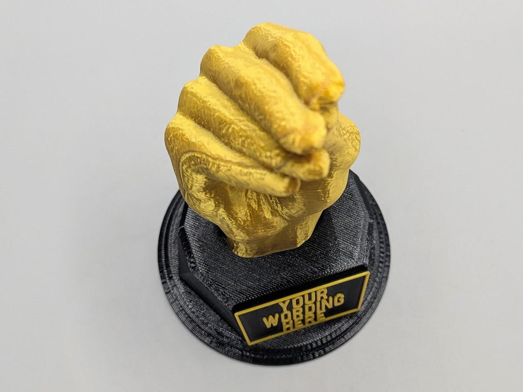 Personalised Italian Hand Gesture Trophy, Hand Gesture Trophy, Custom Trophy, Golden Award, Hand Gesture Award, Funny Trophy, Office Trophy