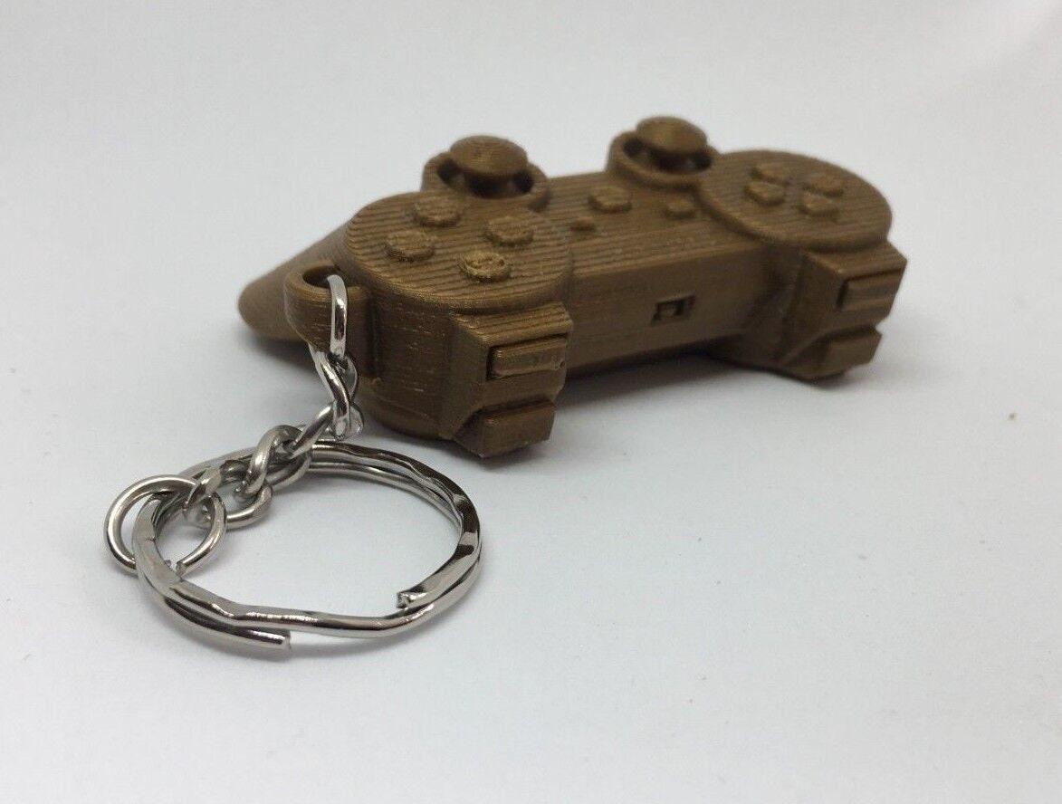 Playstation Controller Keyring / Video Game Controller Keyring / Bag Tag for Gamer / Gift for Gamer or Geeks / Gaming Gift / Gamer Stocking