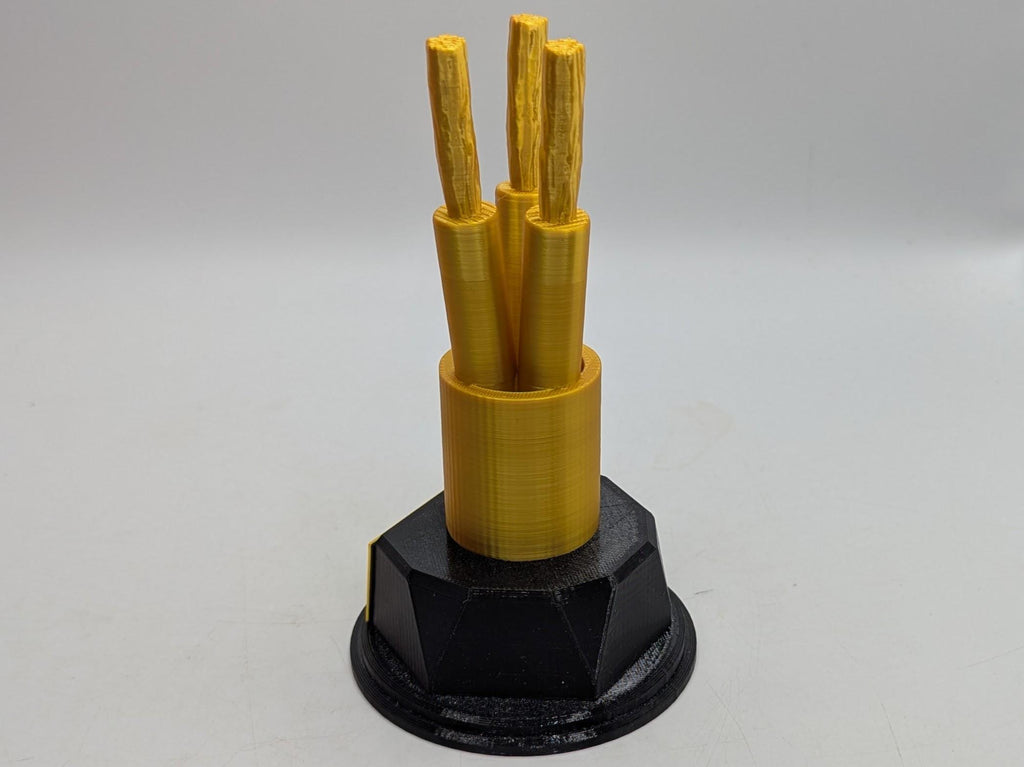 Personalised Electrician Trophy, Best Sparky Award, Best Electrician Award, Personalised Cable Trophy, New Electrician Award Gift for Sparky