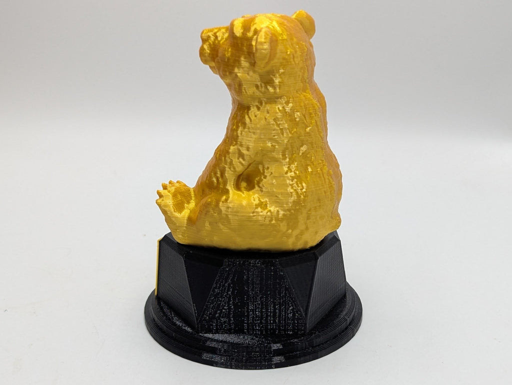 Personalised Bear Trophy, Animal Award Gift, Gift for Bear Lover, Custom Trophy Gift, Bear Award Gift, Office Trophy, Office Award Trophy