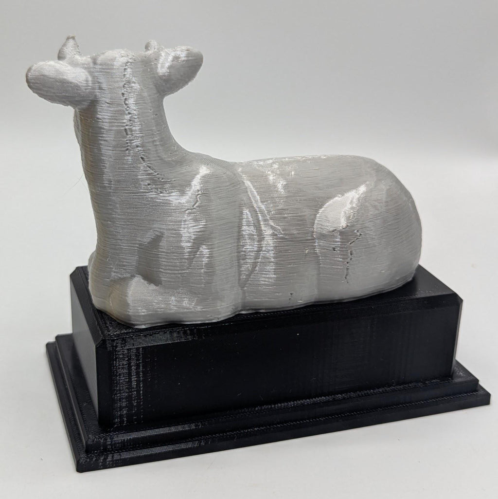 Personalised Cow Trophy, Farmer Cow Trophy, Gift for Cow Lover, Custom Trophy Gift, Cow Award Gift, Office Trophy, Animal Lover Award, Cow